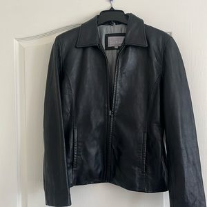 Juliet Michelle by Adler women black leather jacket